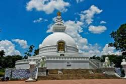 shanti stupa rajgir