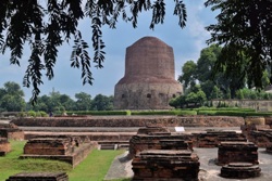 dhamek stupa sarnath india