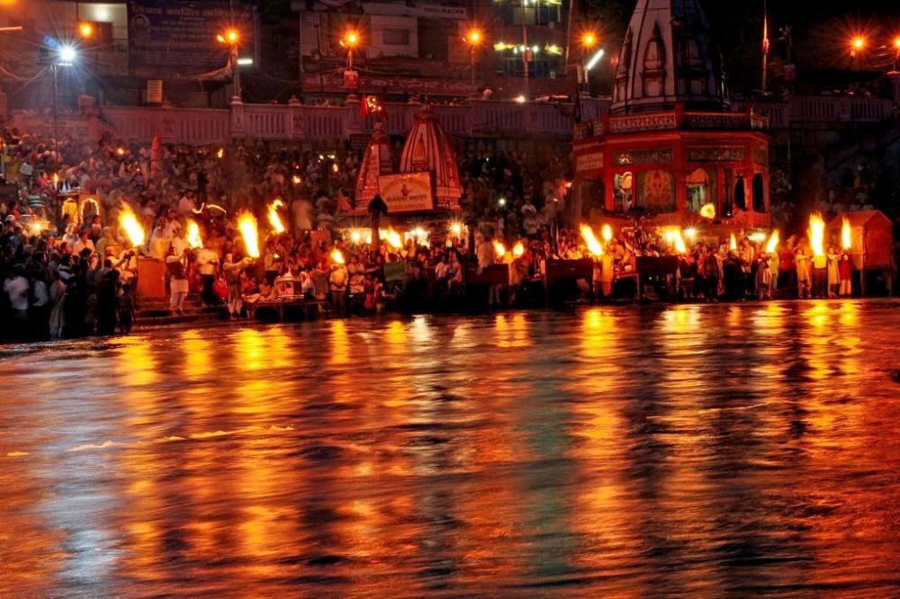 ganga aarti at har ki pauri haridwar