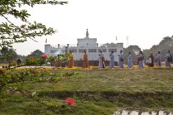 sacred garden the birth place of buddha lubini